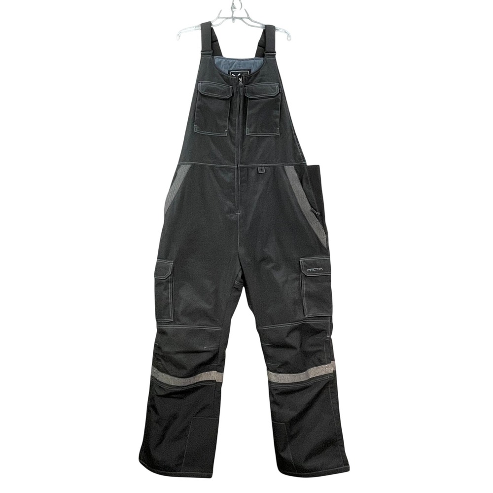 Arctix Snow Bib Overalls Mens XXL Black Insulated Cargo Ski Pants 5K Regular‎